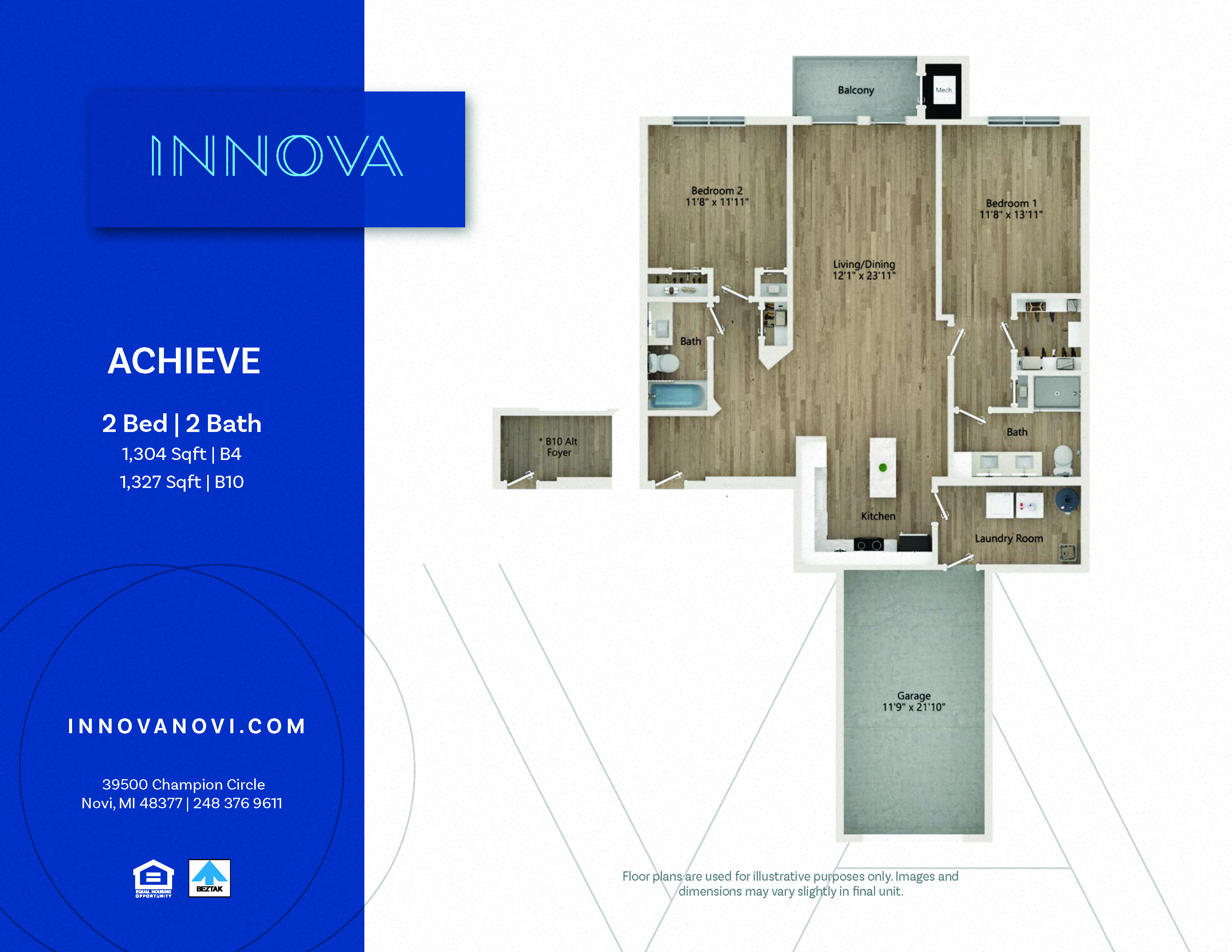 Achieve floor plan